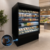 Thumbnail image #3 for Howard-McCray 35E Series 75-Inch Wide Multi-Purpose Open Merchandiser with 4 Lighted Shelf Rows