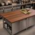 Thumbnail image #3 for Boos Block Full-Length Edge Grain American Black Walnut Kitchen Countertop, 60 x 48 x 1-3/4 Inches