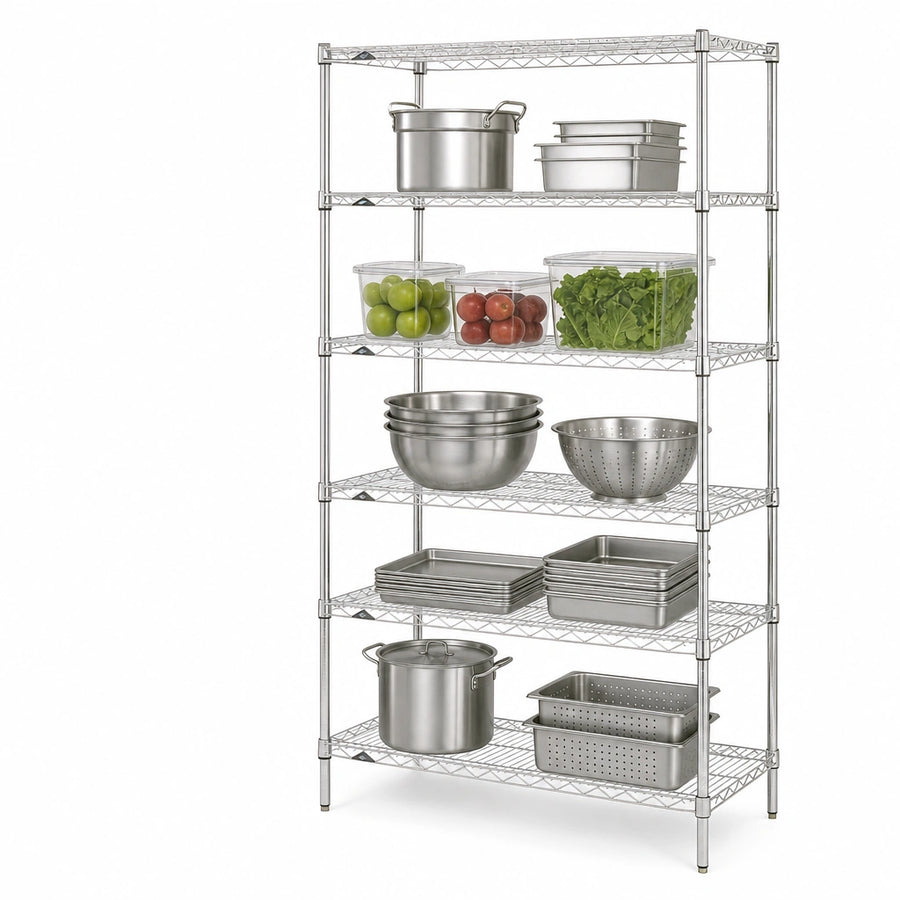 Five Wire Shelves
