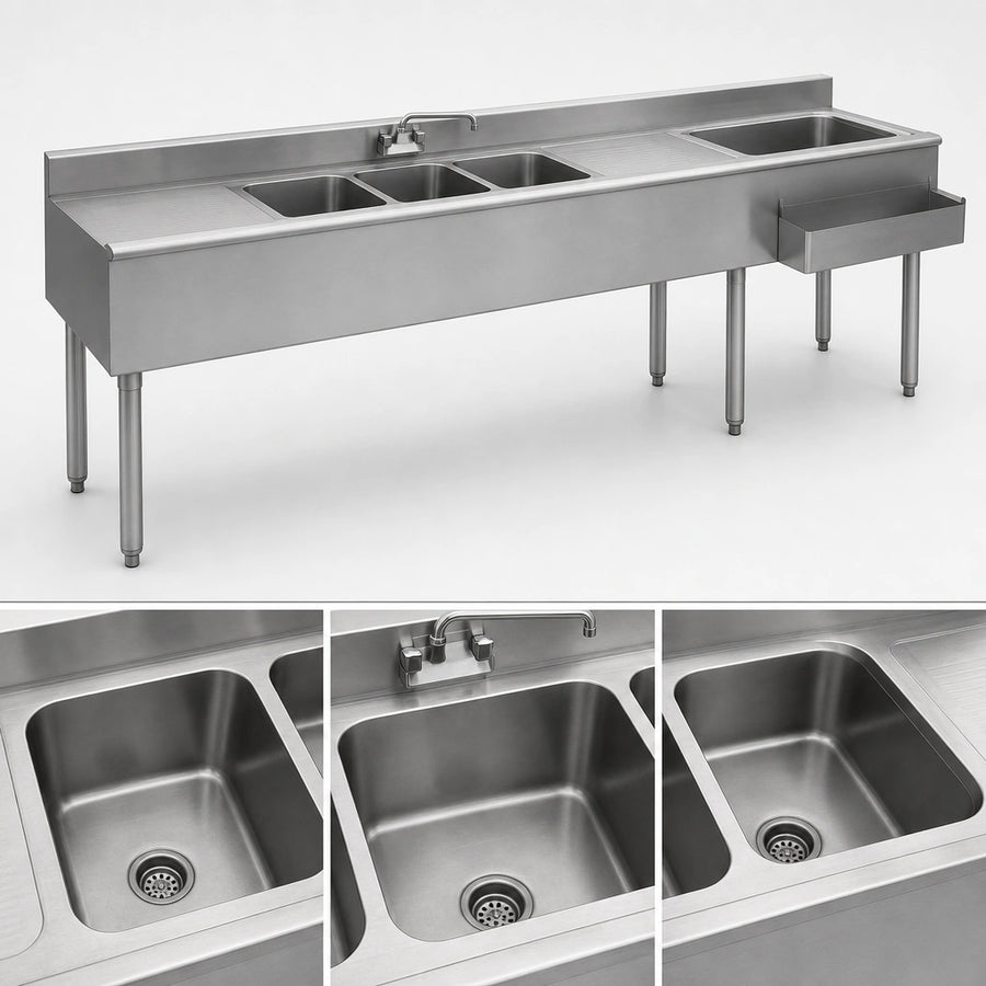 Three Sink Bowls