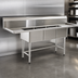 Thumbnail image #3 for BlendPort® BPFC Series 16-Gauge 304 Stainless Steel Three-Compartment Sink with Left Drainboard, 24