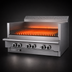 Thumbnail image #3 for Garland Cuisine Series 36-Inch Gas Radiant Charbroiler Modular Top with Non-Adjustable Grates