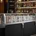 Thumbnail image #3 for Glastender Back Bar Glass Ice Display Unit for Bottled Beverages, 72-Inch W x 24-Inch D x 9-Inch H
