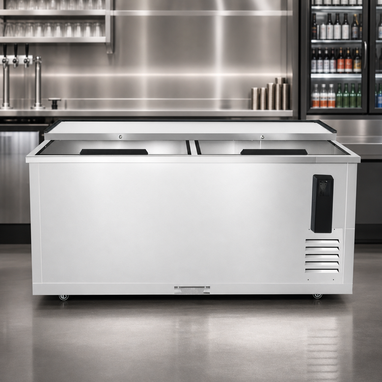 Product image #4 for Atosa 64-3/4-Inch Horizontal Bottle Cooler, 16.4 Cu. Ft., Self-Contained Side-Mount Refrigeration