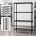 Thumbnail image #3 for Quantum Stationary Wire Shelving Starter Kit, 72
