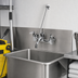 Thumbnail image #3 for T&S Brass 8-Inch Wall Mount Service Sink Faucet with Vacuum Breaker Nozzle and Pail Hook