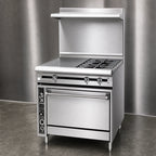 Thumbnail image #3 for Jade Range (Middleby) Titan JTRH-18G-1HT-36 36-Inch Natural Gas Range with 18-Inch Griddle, 18-Inch Hot Top and Standard Oven