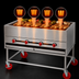 Thumbnail image #3 for American Range 48-Inch Horizontal Chicken Broiler with Stand, 4 Burners, Radiant