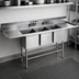 Thumbnail image #3 for Spec-Master FN Series Three-Compartment Stainless Steel Sink with Right-Hand 24-Inch Drainboard