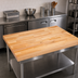 Thumbnail image #3 for John Boos 60-Inch x 36-Inch Edge Grain Flat Northern Hard Rock Maple Work Table Top with Penetrating Oil Finish