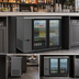 Thumbnail image #3 for Atosa 48-Inch Shallow Depth 2-Section Back Bar Cooler with 2 Glass Doors, Self-Contained Side-Mount Refrigeration