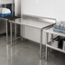 Thumbnail image #3 for Eagle Group Straight Clean Dishtable, 48 x 30 Inches, Left-to-Right Operation, 16/304 Stainless Steel Top