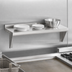 Thumbnail image #3 for Vulcan 48-Inch Wide x 10-Inch Deep Stainless Steel Plate Rail