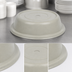 Thumbnail image #4 for Cambro Versa Camcover 10-3/16 Inch Round Fiberglass Plate Cover, Antique Parchment, No Vent Hole