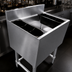 Thumbnail image #3 for Steel Works Stainless Underbar Ice Chest with 18-Gauge 304 Stainless Steel Construction and 12-Inch Deep Bin