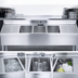 Thumbnail image #3 for BK Resources Three-Compartment Underbar Sink with Left and Right Drainboards, 72 Inch Wide