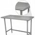 Thumbnail image #3 for Advance Tabco TMS-300 30 Inches x 30 Inches 16-Gauge 304 Stainless Steel Corner Work Table (Open Base)