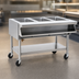Thumbnail image #3 for Eagle Group Portable Sealed Well Hot Food Table, 3 Wells, Open Base, 240V