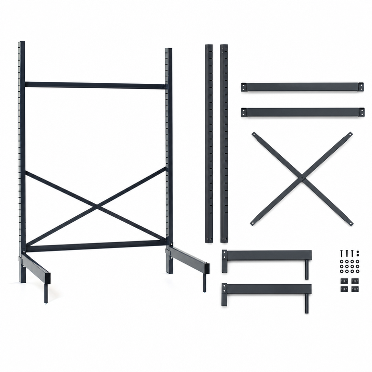 Product image #3 for Metro SmartLever 86-3/8 Inch High Cantilevered Shelving Base Kit for 24 x 21 Inch Shelves