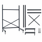 Thumbnail image #3 for Metro SmartLever SM862124-KIT Cantilevered Steel Shelving Base Kit, 86-3/8"H, for 24"W x 21"D Shelves