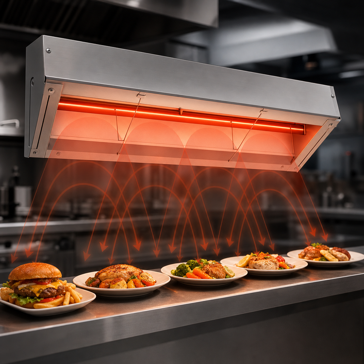 Product image #3 for Hatco Glo-Ray 60-Inch High-Watt Unlighted Stainless Steel Infrared Strip Heater