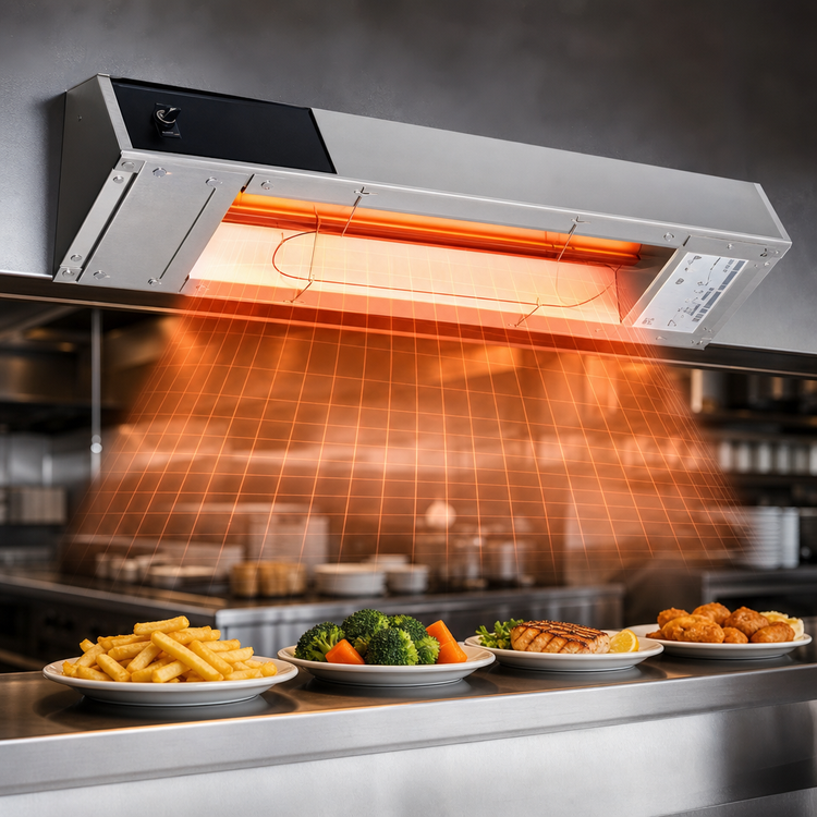 Product image #3 for Hatco Glo-Ray 60-Inch Standard Wattage Unlighted Infrared Strip Heater