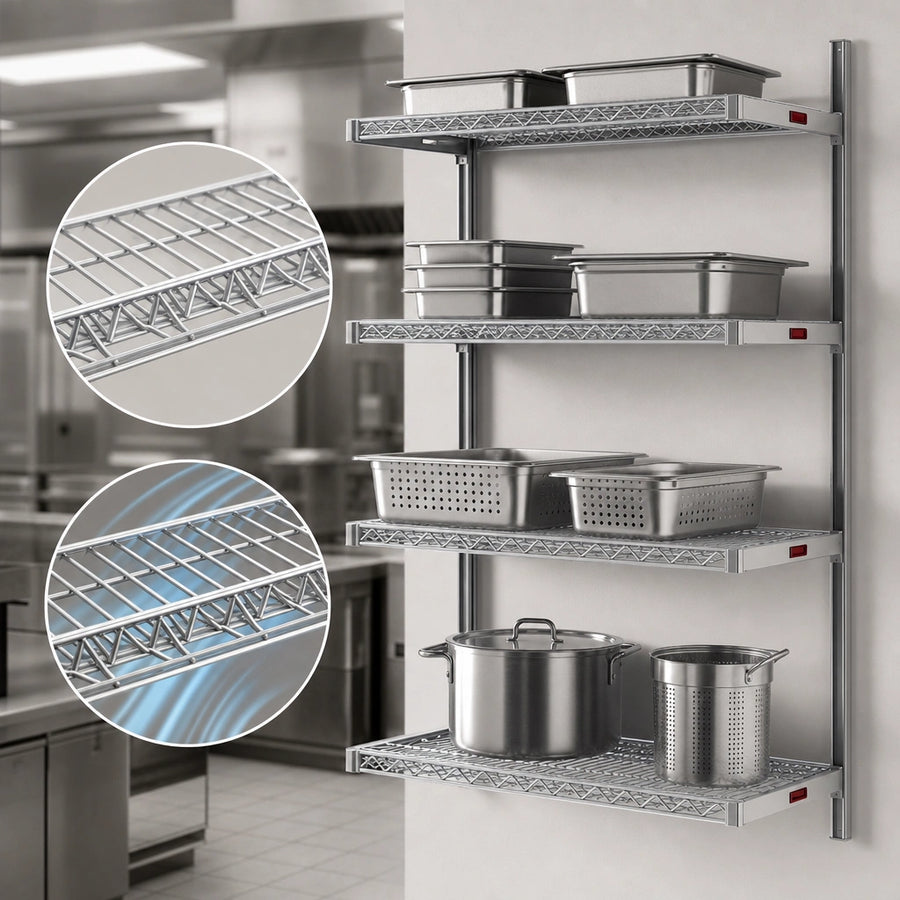 QuadTruss® Wire Shelves