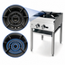 Thumbnail image #3 for Supreme 18-Inch Stainless Steel Stock Pot Stove with Three-Ring Burner
