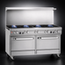 Thumbnail image #3 for Southbend Ultimate 60-Inch Gas Restaurant Range with 4 Open Burners, 36-Inch Charbroiler, and 2 Standard Ovens
