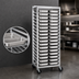 Thumbnail image #3 for Channel Standard Series Aluminum Side-Load Steam Table Pan Rack for 12 x 20 Pans, 64 Inch High, 34 Pan Capacity
