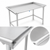 Thumbnail image #3 for John Boos 60-7/8 x 30-3/8 Inch Stainless Steel Sorting Table with 2-1/4 Inch Raised Edge