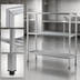 Thumbnail image #3 for New Age H.D. Series All Welded 3-Tier Heavy Duty Aluminum Shelving Unit, 42W x 24D x 60H