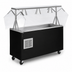 Thumbnail image #3 for Vollrath 2-Series Affordable Portable Mobile Refrigerated 3-Pan Cold Food Buffet Station with Clear Acrylic Breath Guard