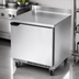 Thumbnail image #4 for Beverage-Air 32-Inch One-Section Worktop Refrigerator with Solid Door and 4-Inch Backsplash