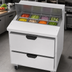 Thumbnail image #3 for Beverage-Air 32-Inch 1-Section Sandwich Top Refrigerated Prep Table with 2 Drawers