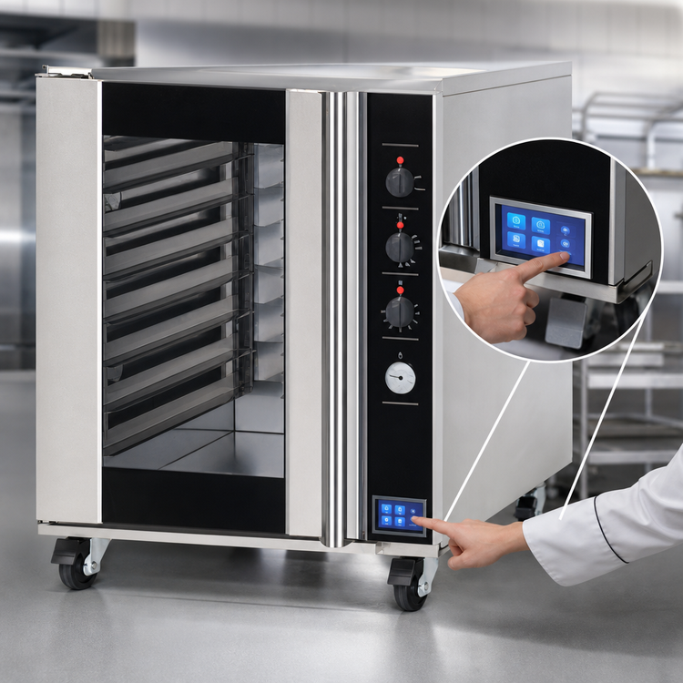 Product image #3 for Turbofan P83T Proofer/Holding Cabinet, 8 Full-Size Sheet Pan Capacity, Touchscreen, Glass Door