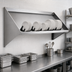 Thumbnail image #3 for Eagle Wall-Mounted Solid Slanted Dish Table Rack Shelf, 63 Inch, Right-Side Drip Tube, 304 Stainless Steel