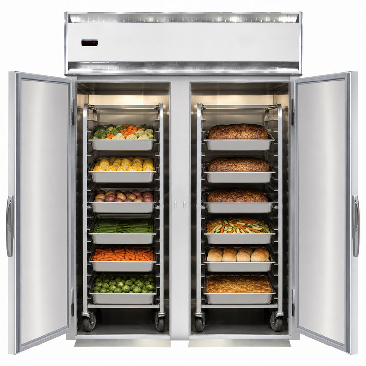 Product image #3 for Continental Refrigerator Designer Line DL2WI-E Two-Section Roll-In Extra-High Warmer