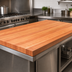 Thumbnail image #3 for Boos Block American Cherry Full-Length Edge Grain Kitchen Countertop, 96 x 48 x 3 Inch, Varnique Finish