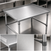 Thumbnail image #3 for John Boos Stainless Steel Equipment Stand with 1-1/2 Inch Upturn, 30 x 36 Inch, 24 Inch High
