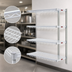 Thumbnail image #3 for EagleGard 4-Tier Add-On Wire Shelving Unit, 48W x 21D x 74H, Hybrid Epoxy Finish