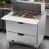 Thumbnail image #4 for Beverage-Air 36-Inch One-Section Mega Top Refrigerated Prep Table with 12-Pan Top and 2 Drawers