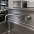 Thumbnail image #3 for T&S Brass B-1108 3-1/2-Inch Center Back-Mounted Workboard Faucet with 12-Inch Swing Nozzle