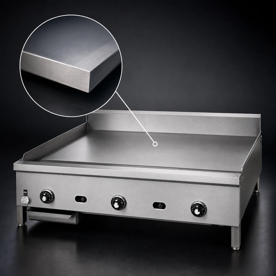 1" Thick Smooth Steel Plate