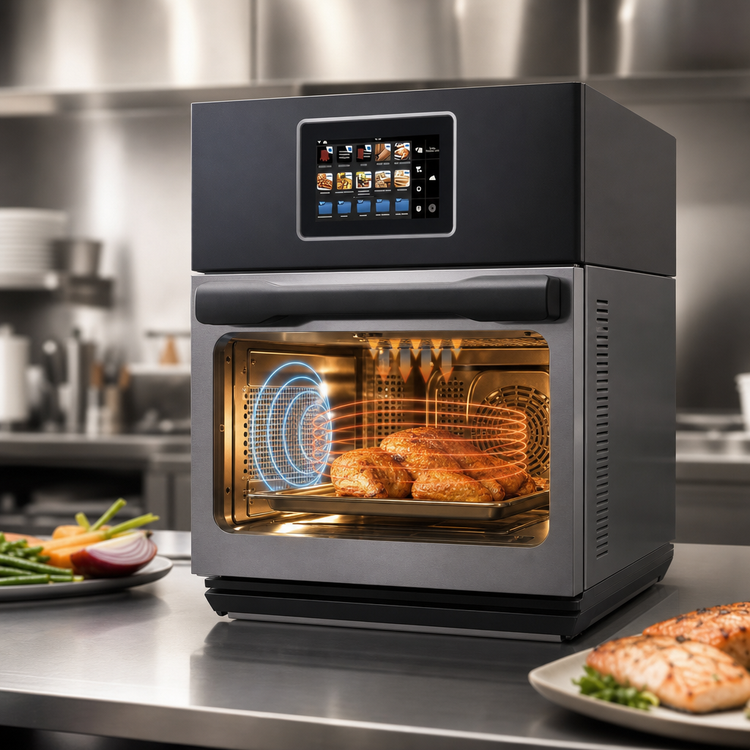 Product image #3 for Lainox Oracle Combi Wave Countertop High-Speed Oven, 0.61 Cu. Ft., Touchscreen