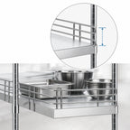 Thumbnail image #3 for Metro Super Erecta L36WC 36-Inch Chrome Shelf Ledge for Solid Shelves, 4-Inch High, Spring Clips Included Case of 6