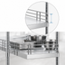 Thumbnail image #3 for Metro Super Erecta 36-Inch Chrome Shelf Ledge for Solid Shelves