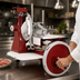 Thumbnail image #4 for Volano Trento 14-9/16-Inch Manual Flywheel Meat Slicer with Built-In Sharpener