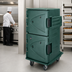 Thumbnail image #4 for Cambro Camtherm Tall Profile Electric Hot Holding Cart with Double Doors, 12 Sheet Pan Capacity, Granite Green