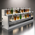 Thumbnail image #3 for Glastender LLDG-54 54-Inch 2-Tier Lighted Liquor Display for Glass Ice Display Units